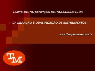 tempe metro servi os metrologicos ltda