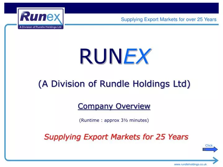 run ex a division of rundle holdings ltd