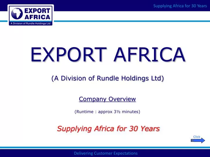 export africa a division of rundle holdings ltd