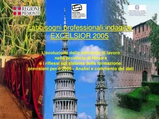 fabbisogni professionali indagine excelsior 2005