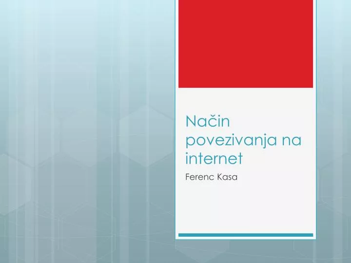 na in povezivanja na internet