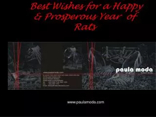 Best Wishes for a Happy &amp; Prosperous Year of Rats