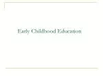 Early Childhood Education - slide 1