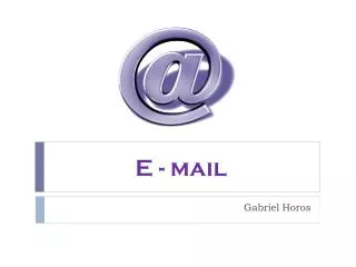 e mail