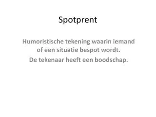 spotprent