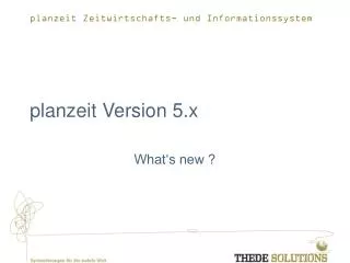 planzeit version 5 x