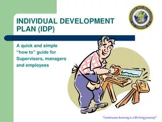 INDIVIDUAL DEVELOPMENT PLAN (IDP)