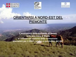 orientarsi a nord est del piemonte