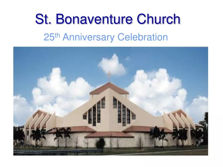 st bonaventure church