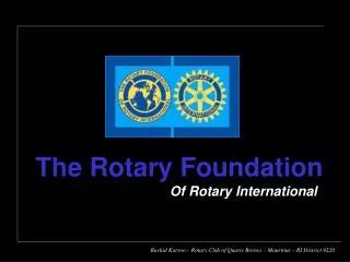 Of Rotary International