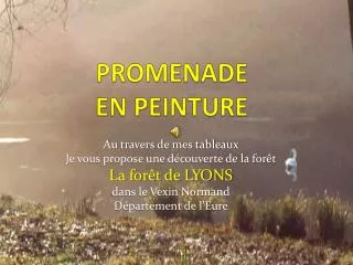 promenade en peinture