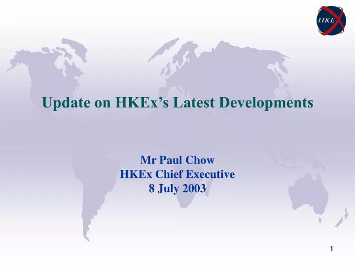 update on hkex s latest developments