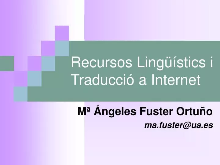 recursos ling stics i traducci a internet
