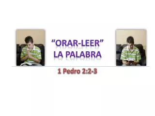 orar leer la palabra