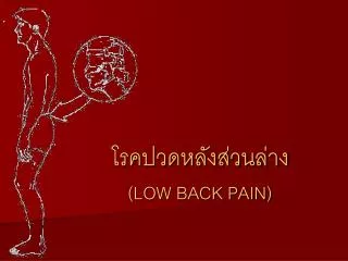 low back pain