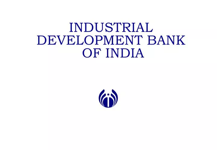 industrial development bank of india