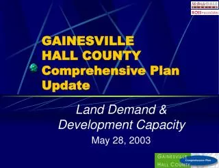 GAINESVILLE HALL COUNTY Comprehensive Plan Update