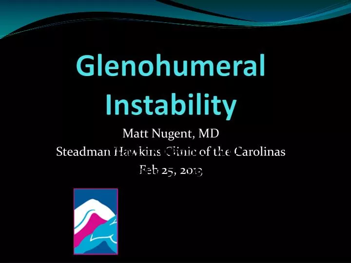 glenohumeral instability