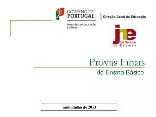 provas finais