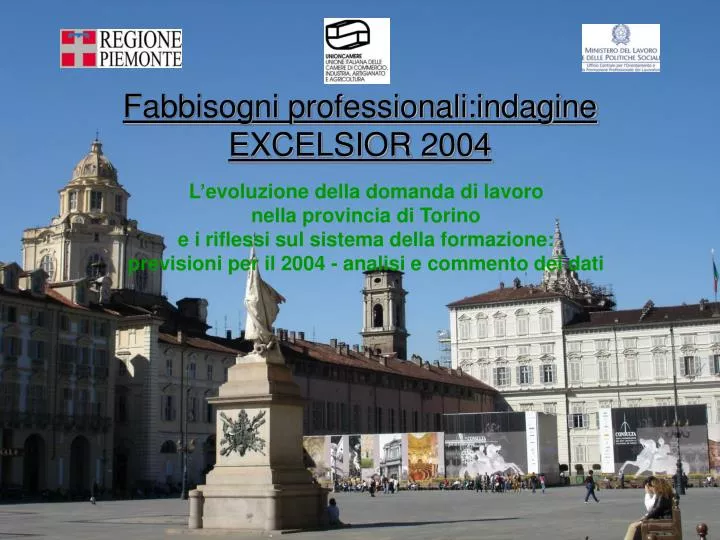 fabbisogni professionali indagine excelsior 2004