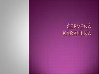 erven karkulka