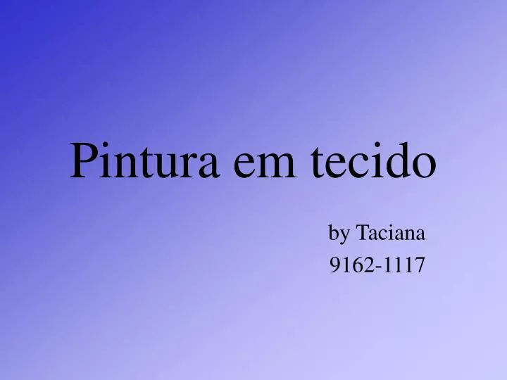 pintura em tecido