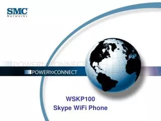 WSKP100 Skype WiFi Phone