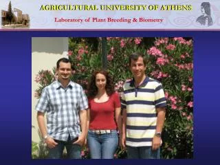 AGRICULTURAL UNIVERSITY OF ATHENS
