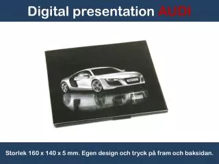 digital presentation audi