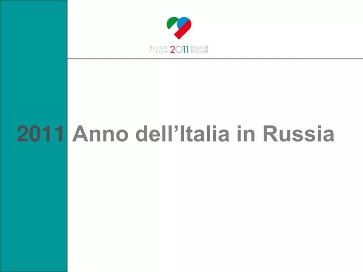 2011 anno dell italia in russia