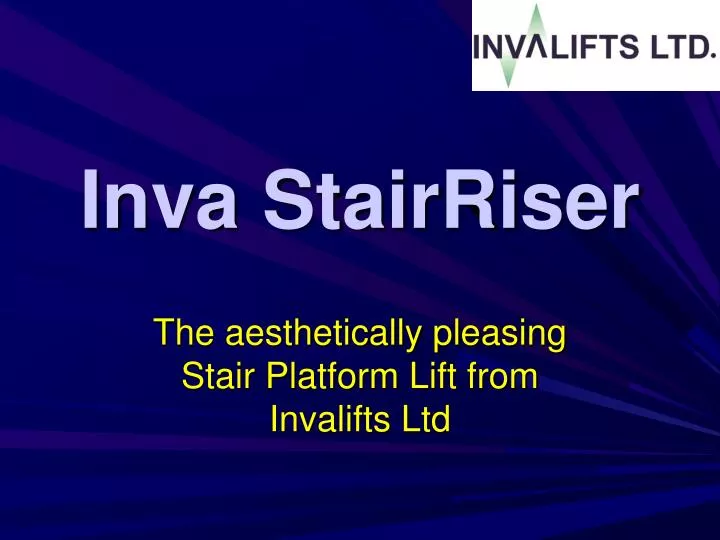 the aesthetically pleasing stair platform lift from invalifts ltd