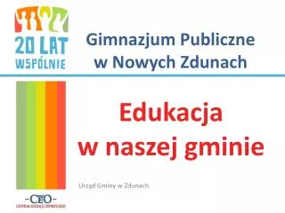 gimnazjum publiczne w nowych zdunach