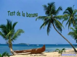 test de la banane