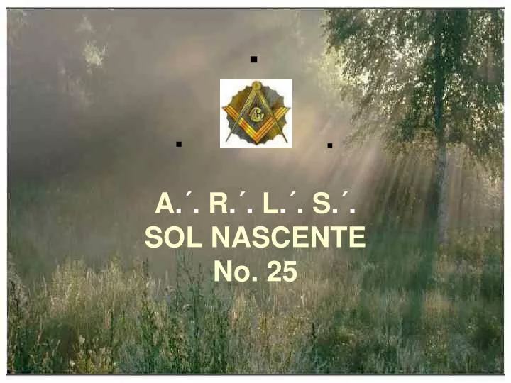 a r l s sol nascente no 25