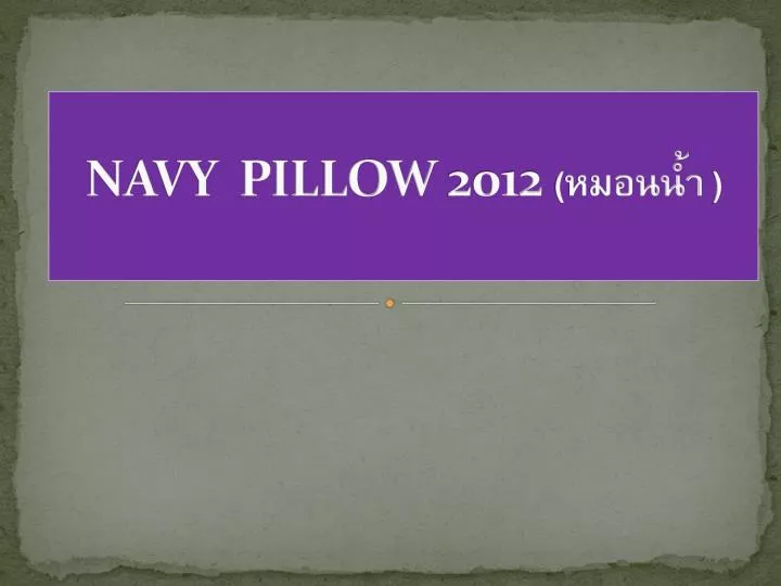 navy pillow 2012