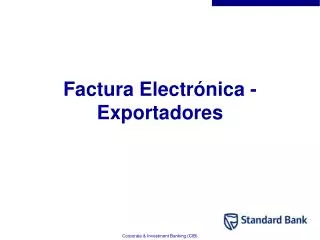 factura electr nica exportadores