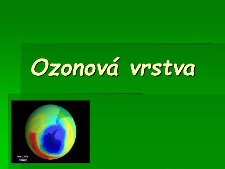 ozonov vrstva