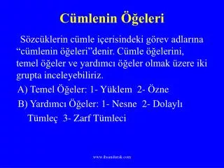c mlenin eleri