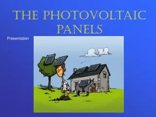 The photovoltaic panels