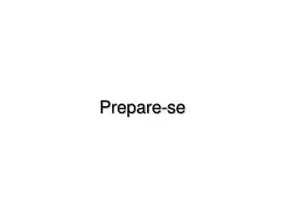 prepare se