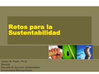 retos para la sustentabilidad