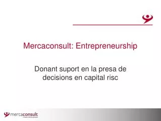 mercaconsult entrepreneurship