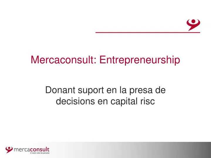 mercaconsult entrepreneurship