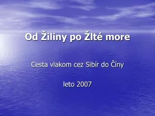 od iliny po lt more