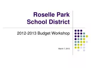 Roselle Park School District