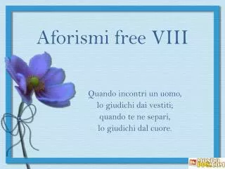 aforismi free viii