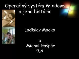 opera n syst m windows a jeho hist ria
