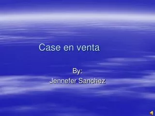 case en venta