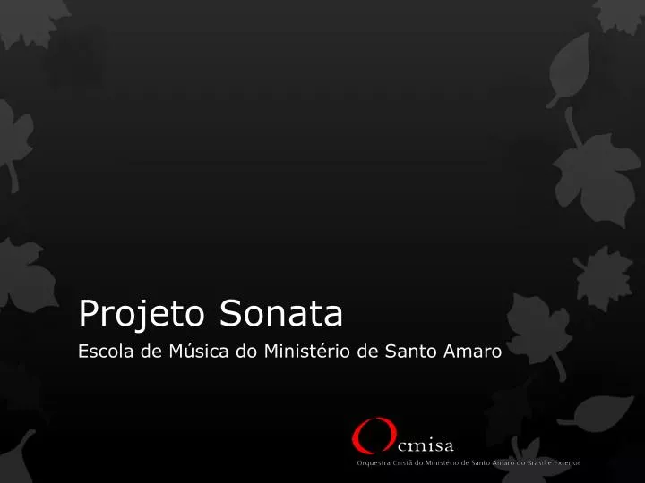 projeto sonata