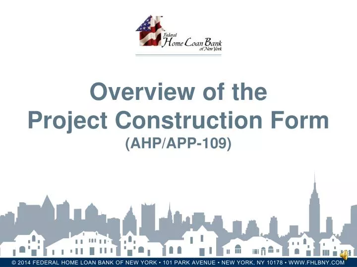 overview of the project construction form ahp app 109